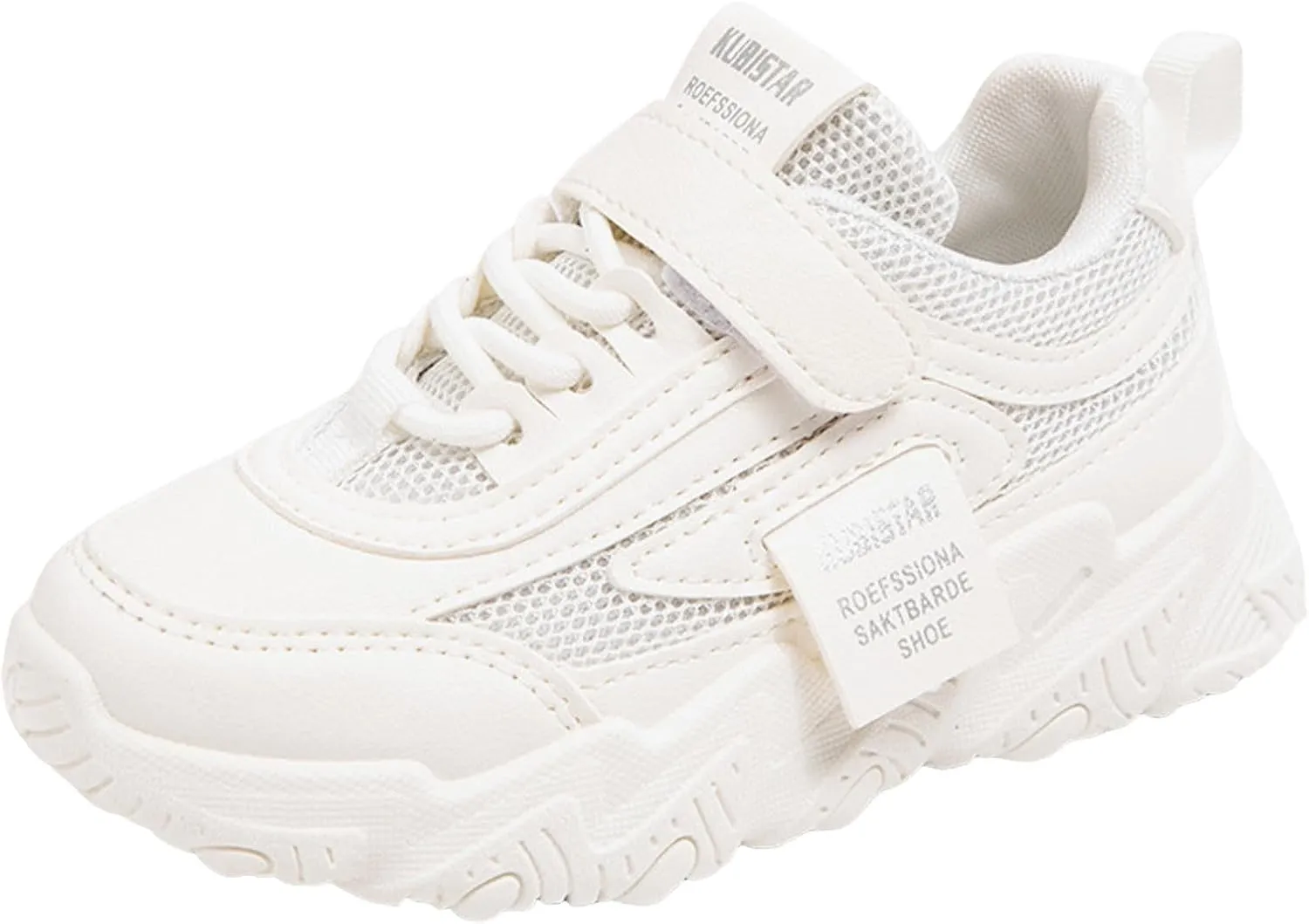 Sneakers for Girls Platform Breathable Fashion Sneakers Walking Hook and Loop Comfortable Sports Casual Tennis Shoes