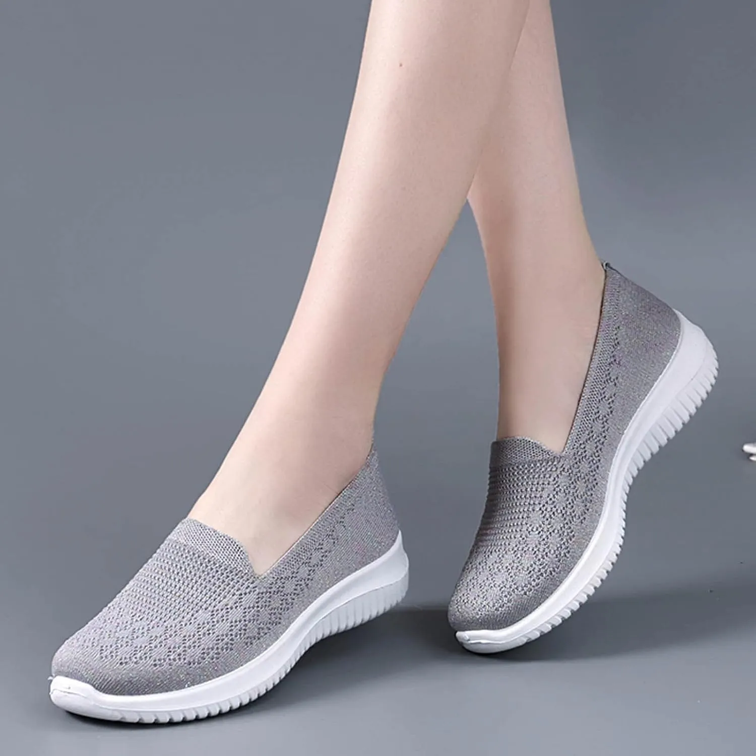 Sneakers for Women Breathable Casual Shoes Mesh Orthopedic Sneakers Outdoor Fitness Shoes for Elderly Women
