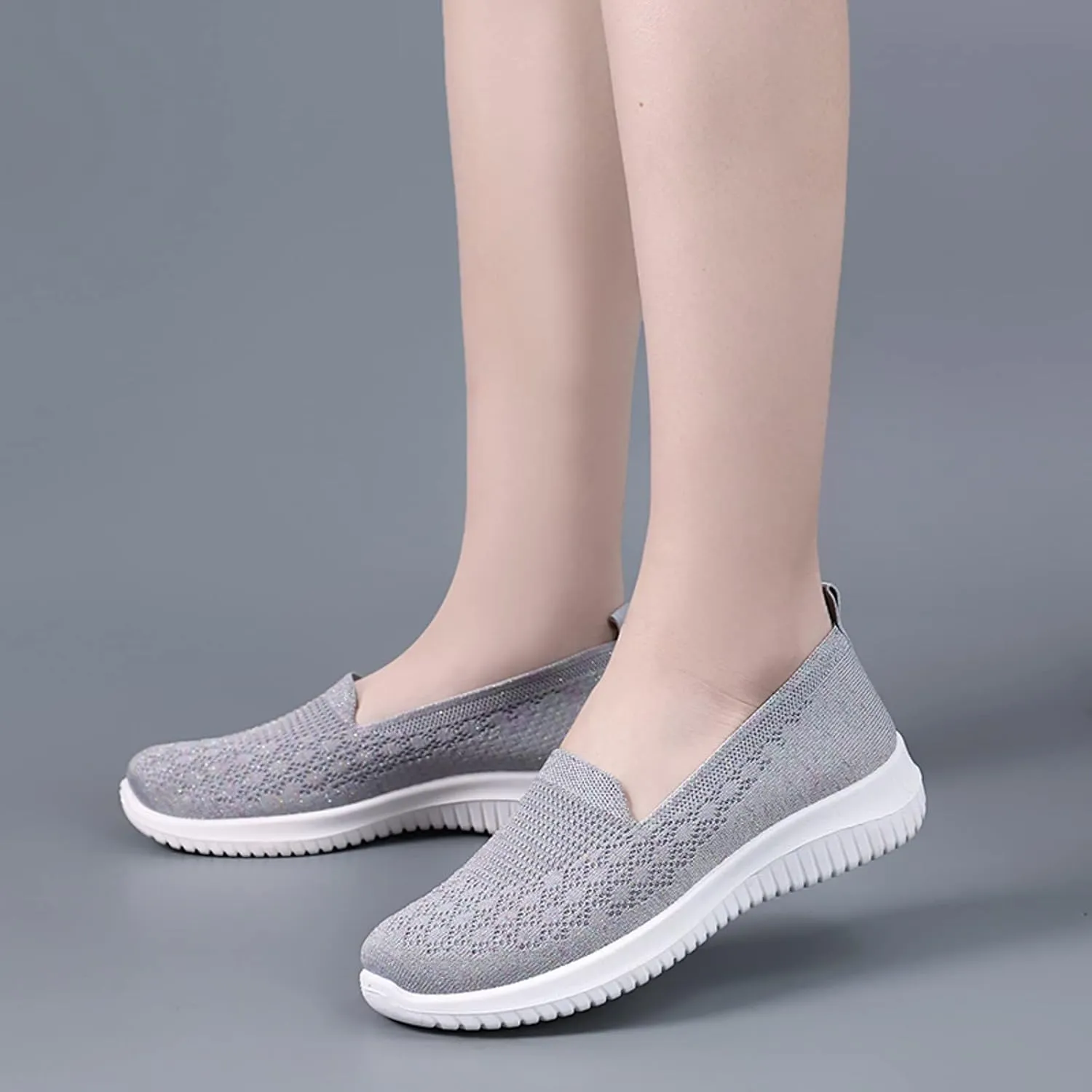 Sneakers for Women Breathable Casual Shoes Mesh Orthopedic Sneakers Outdoor Fitness Shoes for Elderly Women