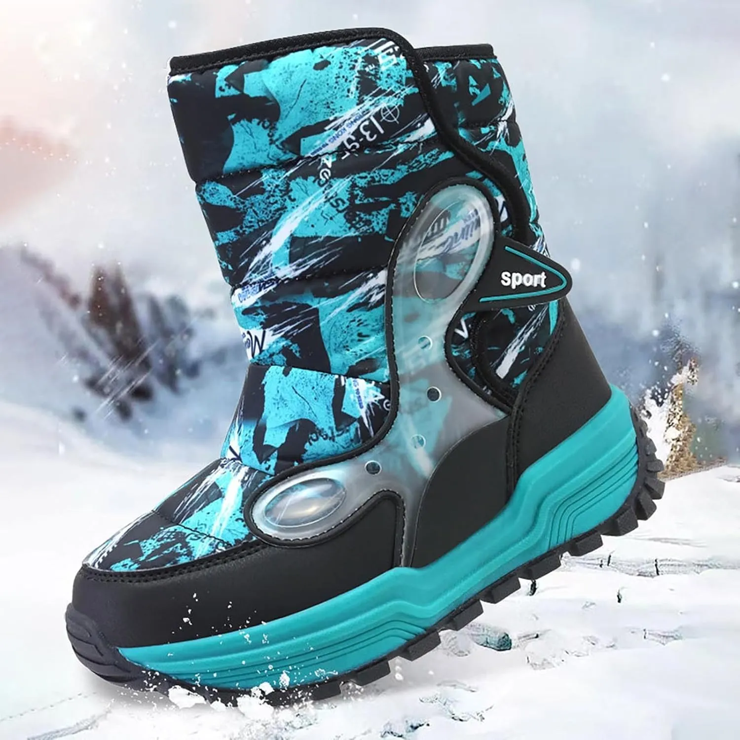 Snow Boots For Toddler Kids Snow Boots Boys Girls Mid Calf Water Proof Warm Faux Fr Lined Insulated Winter Boots