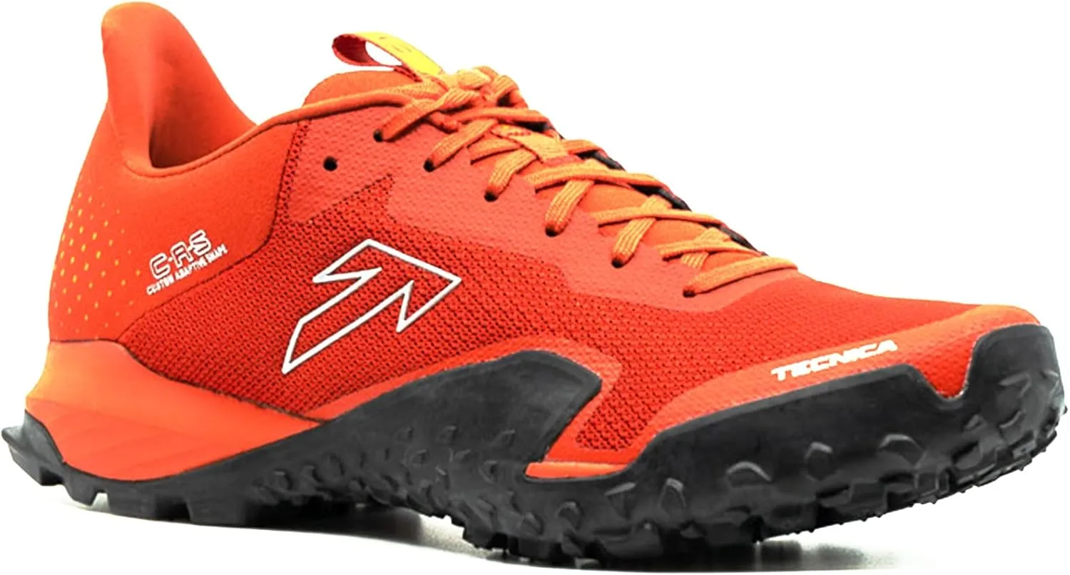 Tecnica Men's Magma S Hiking Shoes - Low Top Hiking Shoes - All Terrain, Breathable - Multi Color and Sizes, Lava/Black