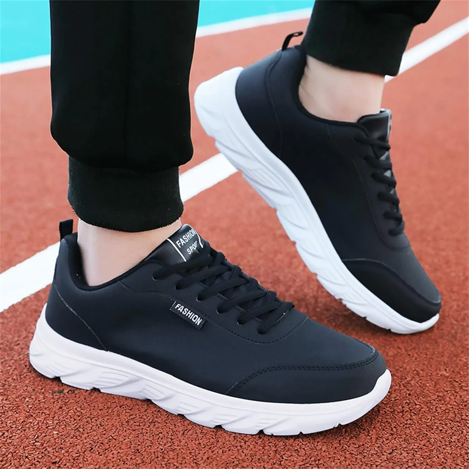 Tennis Shoes for Men Running Shoes for Men Men's Comfortable Light Weight Slip on Shoes Men's Fashion
