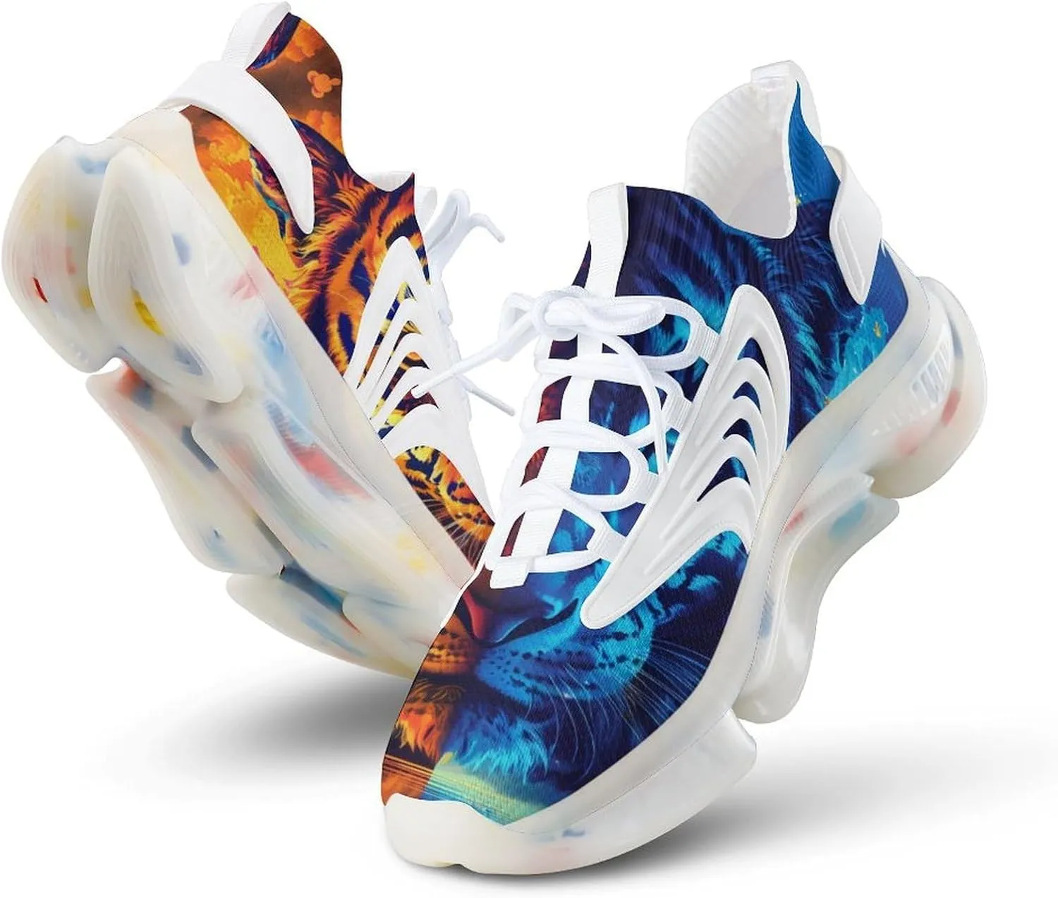 Tiger Moutain Sun Moon Men's Running Shoes Lightweight Walking Shoe Breathable Sneaker