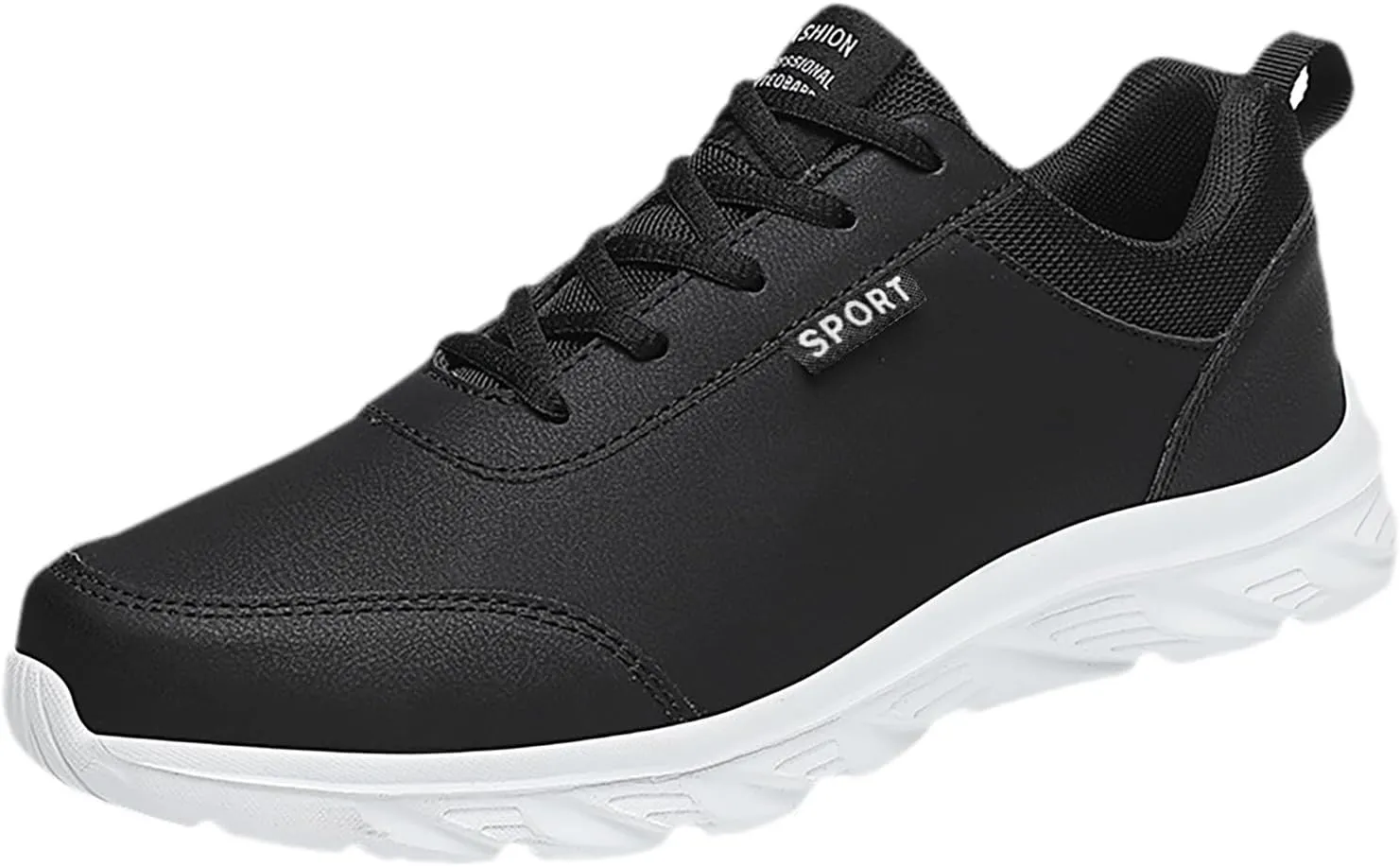 Versatile & Casual Sneaker Outdoor Men Mountaineering Casual Sport Shoes Lace Up Solid Color Running Breathable Soft