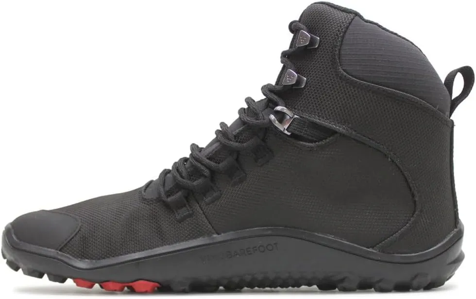 Vivobarefoot Tracker Textile FG2 Mens Barefoot Hiking Boots | Waterproof, Lightweight & Puncture Resistant | All Weather & Terrains | Wide Fit Grounding Shoes