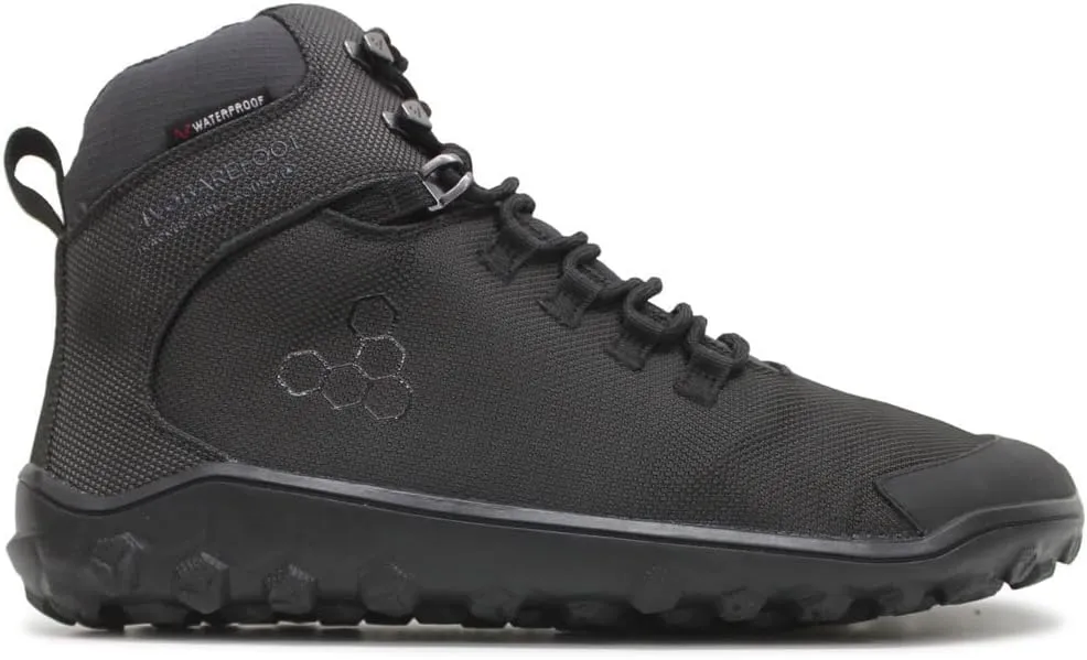 Vivobarefoot Tracker Textile FG2 Mens Barefoot Hiking Boots | Waterproof, Lightweight & Puncture Resistant | All Weather & Terrains | Wide Fit Grounding Shoes