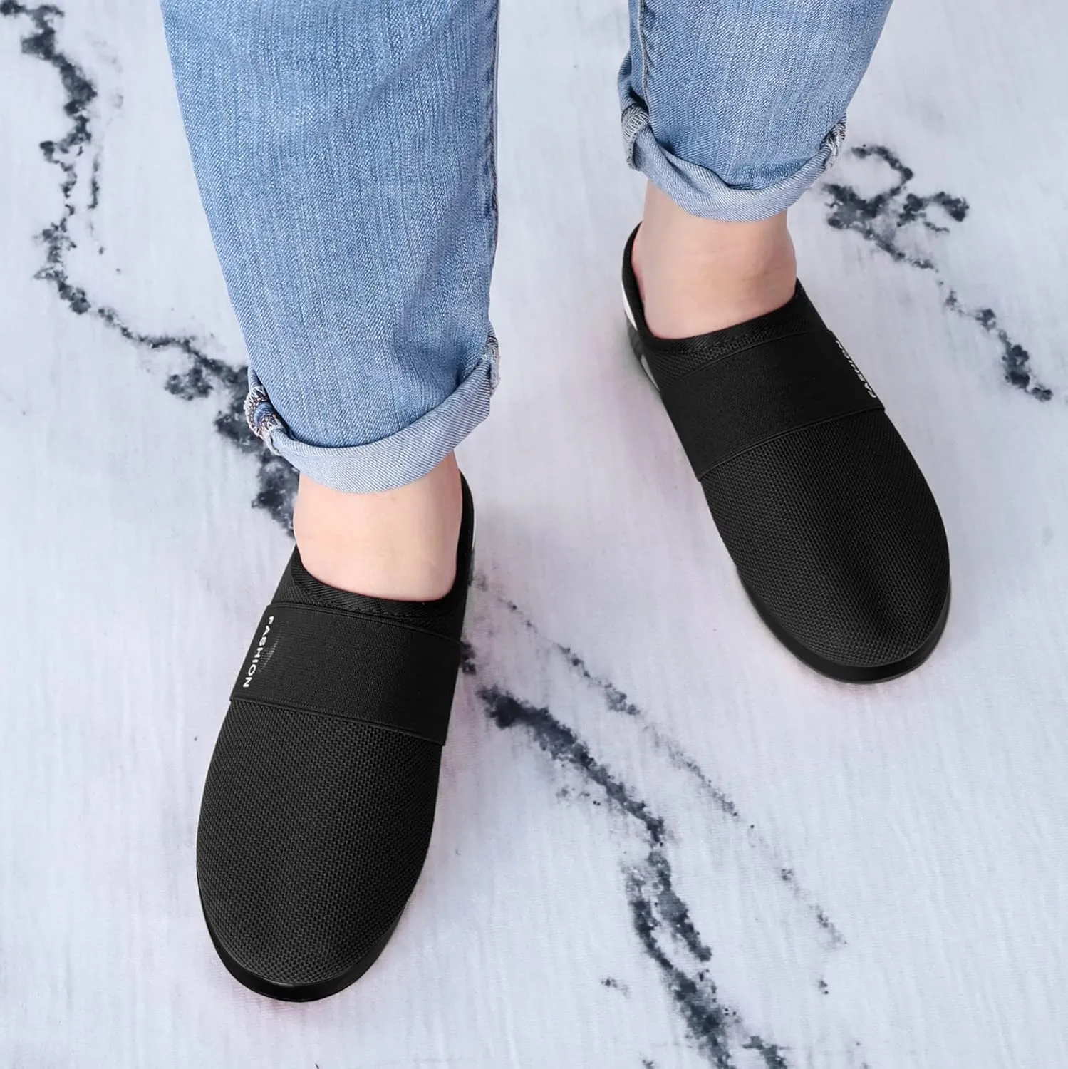 Wedges Sneakers for Women Slip Resistant Women's Black Work Shoes Size 9 Shoes for Women Sneakers Womens Black Slip On Sneakers Size 8.5 Zapatos Antiderrapantes Para Mujer De Trabajo De Restoran