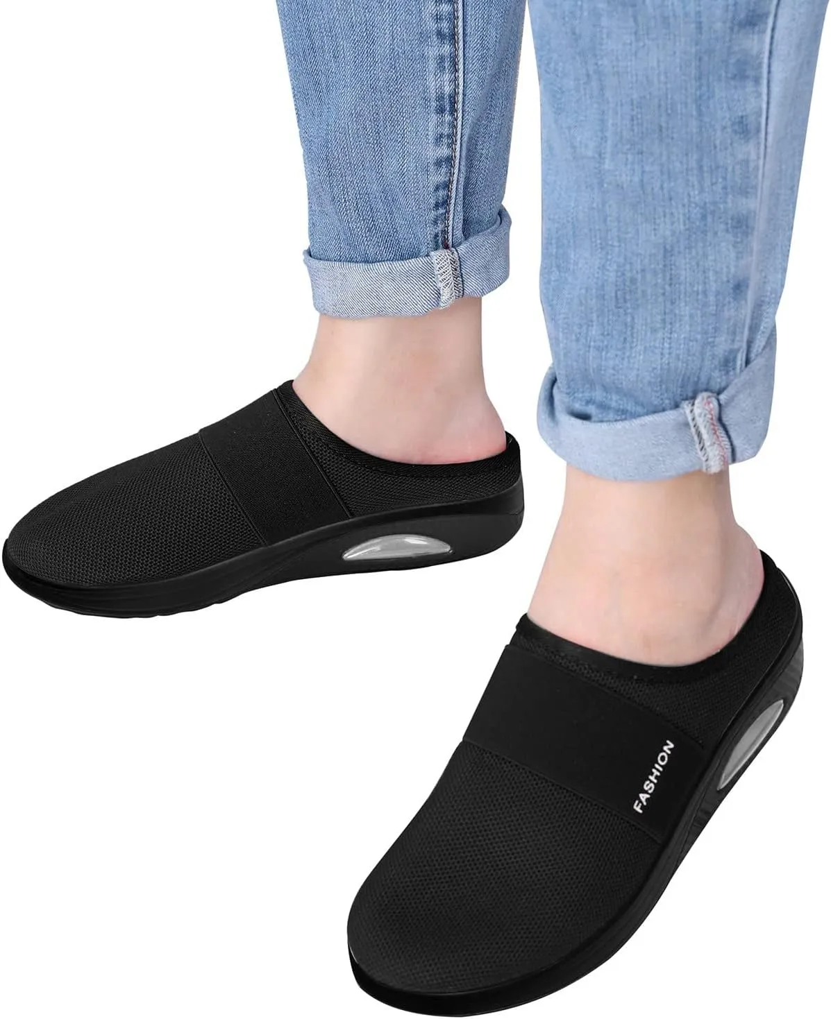 Wedges Sneakers for Women Slip Resistant Women's Black Work Shoes Size 9 Shoes for Women Sneakers Womens Black Slip On Sneakers Size 8.5 Zapatos Antiderrapantes Para Mujer De Trabajo De Restoran