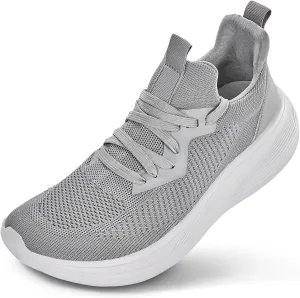 Wide Toe Box Shoes for Men Extra Wide Width Sneakers Ultra Light Road Running Shoes Non-Slip Wide Tennis Shoes Breathable Walking Shoes Athletic Gym Workout