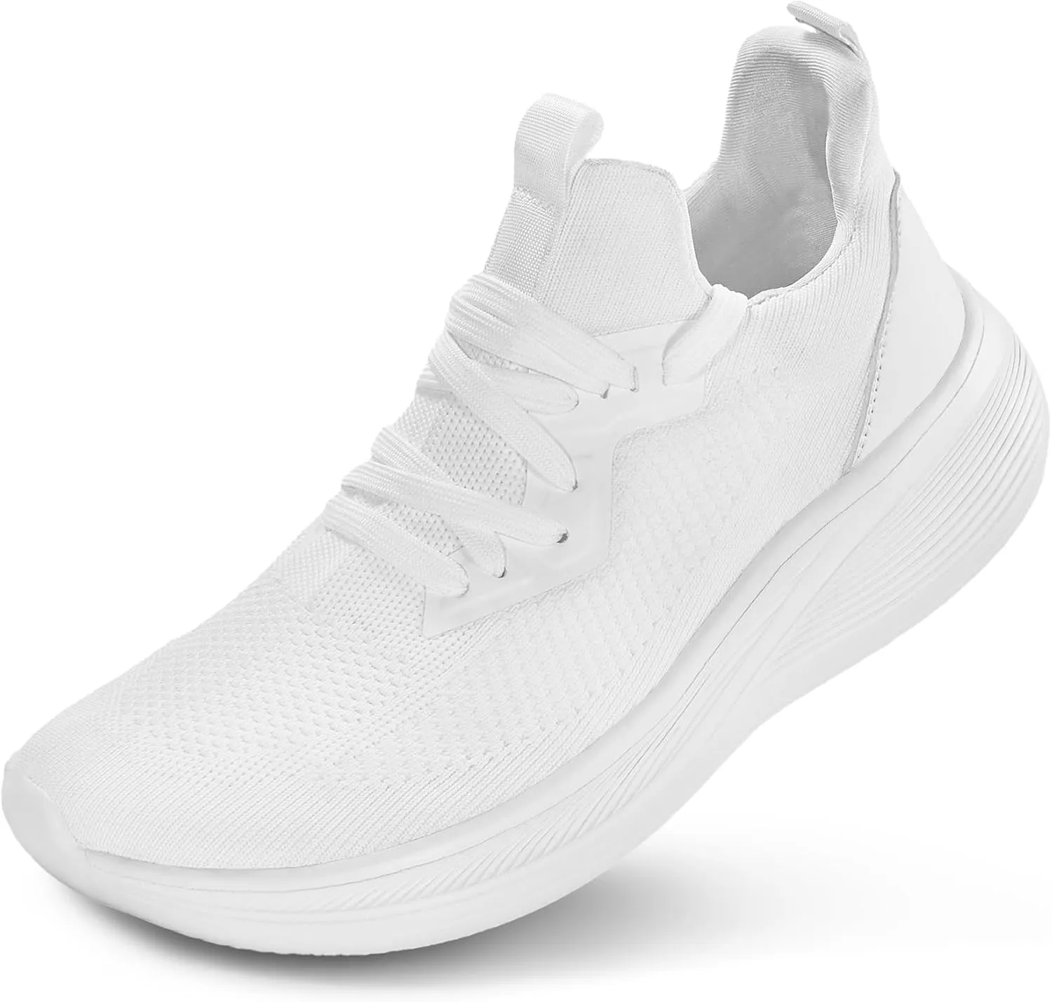 Wide Toe Box Shoes for Men Extra Wide Width Sneakers Ultra Light Road Running Shoes Non-Slip Wide Tennis Shoes Breathable Walking Shoes Athletic Gym Workout