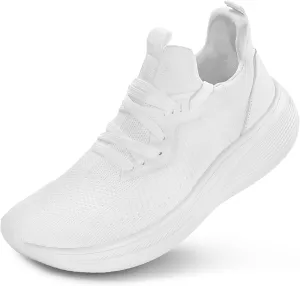 Wide Toe Box Shoes for Men Extra Wide Width Sneakers Ultra Light Road Running Shoes Non-Slip Wide Tennis Shoes Breathable Walking Shoes Athletic Gym Workout