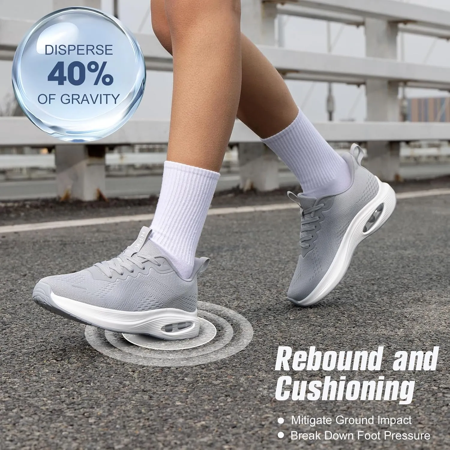 Wide Toe Box Shoes Women Air Cushion Running Shoes Extra Wide Width Sneakers Ultra Light Tennis Arch Support Walking Diabetic Plantar Fasciitis Athletic