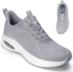 Wide Toe Box Shoes Women Air Cushion Running Shoes Extra Wide Width Sneakers Ultra Light Tennis Arch Support Walking Diabetic Plantar Fasciitis Athletic