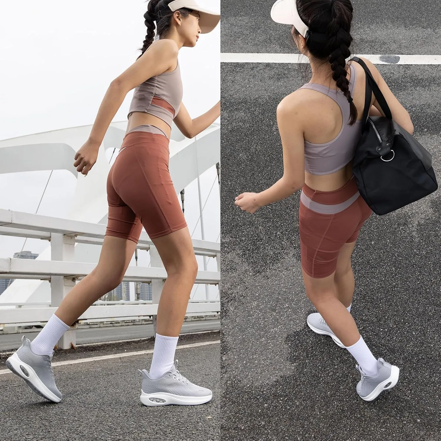 Wide Toe Box Shoes Women Air Cushion Running Shoes Extra Wide Width Sneakers Ultra Light Tennis Arch Support Walking Diabetic Plantar Fasciitis Athletic