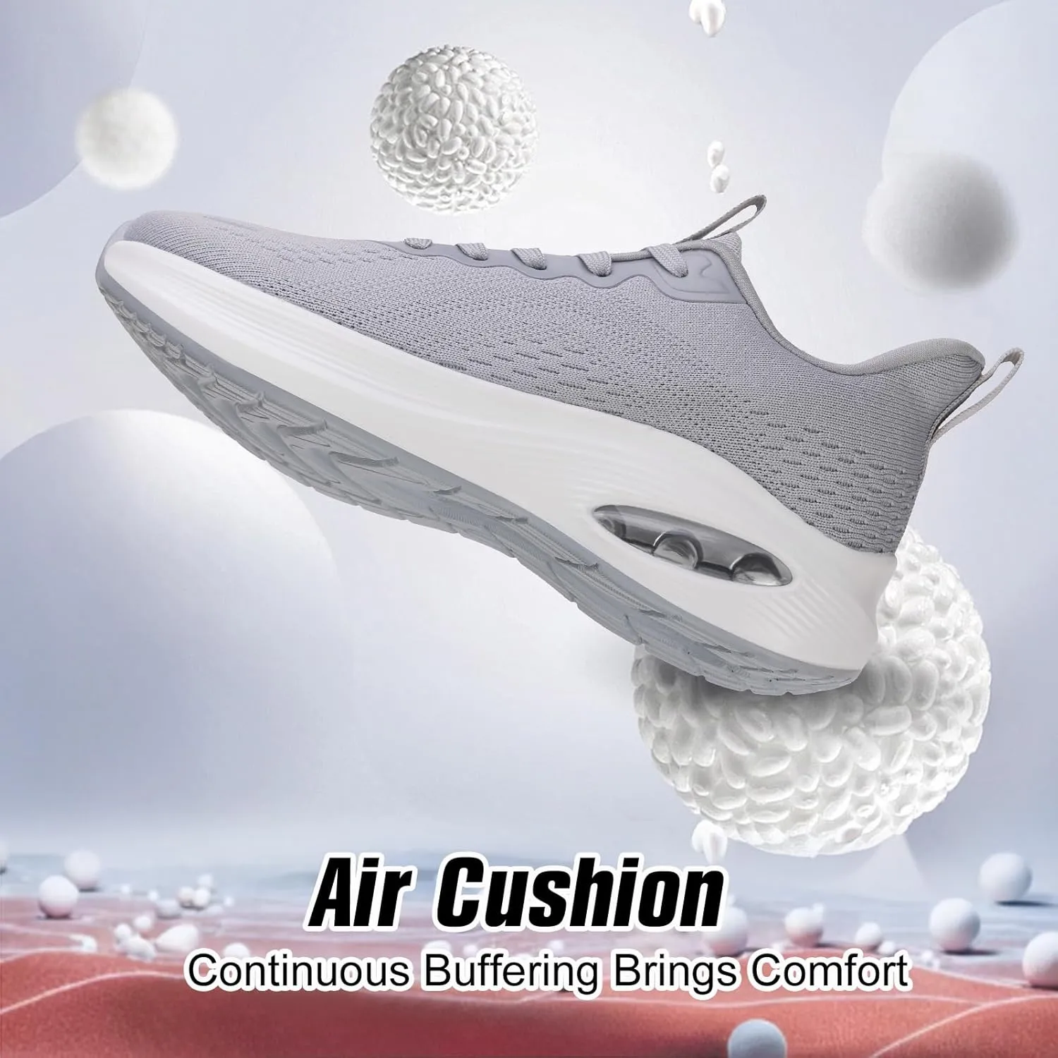 Wide Toe Box Shoes Women Air Cushion Running Shoes Extra Wide Width Sneakers Ultra Light Tennis Arch Support Walking Diabetic Plantar Fasciitis Athletic