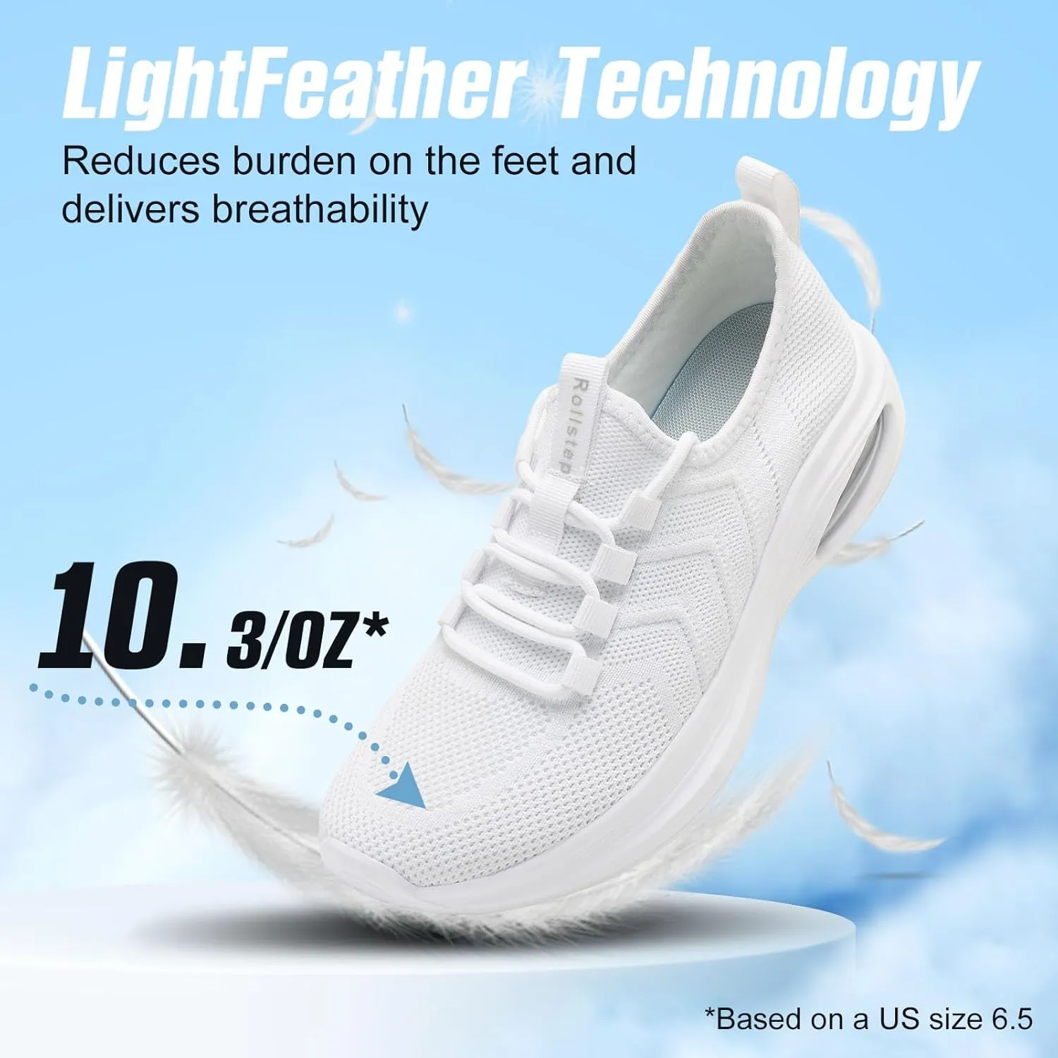 Wide Toe Box Shoes Women Extra Wide Width Sneakers Air Cushion Road Running Shoes Ultra Light Tennis Gym Workout Training Shoes Breathable Walking Shoes with Arch Support
