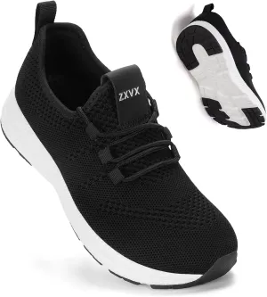 Wide Toe Box Shoes Women Non-Slip Wide Width Sneakers Ultra Light Extra Wide Road Running Shoes for Women Breathable Tennis Walking Gym Workout Trainer 5.5-11.5