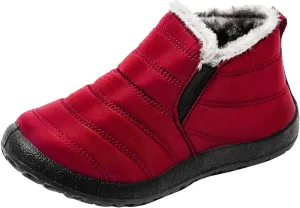 Winter Boots for Women Fashion Shoes Snow Ladies Women Snow Boots Winter Shoes with Hook Loop Women Winter Boot Slip On Steel Toe Boots for Men Men's Snow Booties