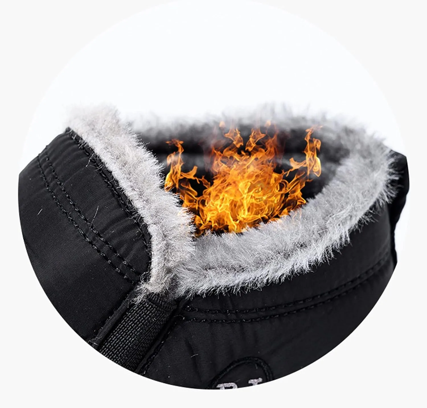 Winter Boots for Women Fashion Shoes Snow Ladies Women Snow Boots Winter Shoes with Hook Loop Women Winter Boot Slip On Steel Toe Boots for Men Men's Snow Booties