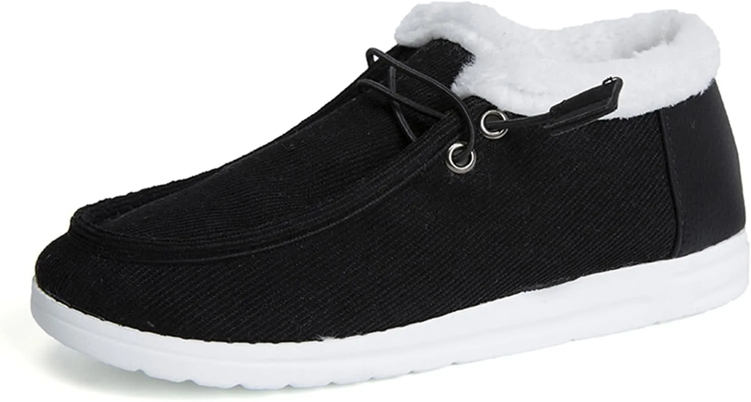 Winter Boots For Women Warm Snow Ankle Booties Slip On Outdoor Fur Lined Comfortable Fashion Casual Loafers Shoes