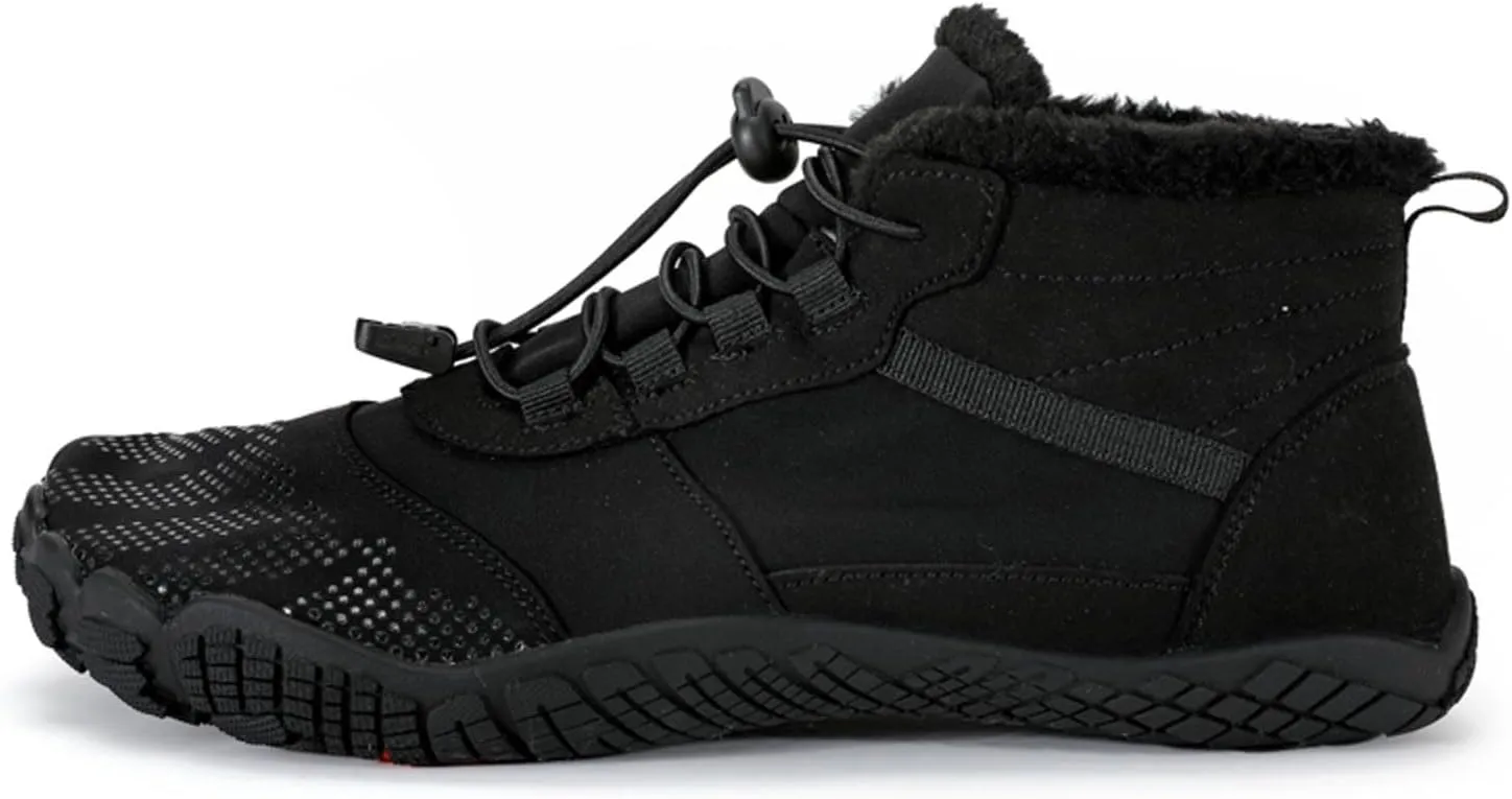 Winter Hiking Shoes Wide Toe Barefoot Shoes, Walking Hiking Boots for Women Men Trail Running Non-Slip