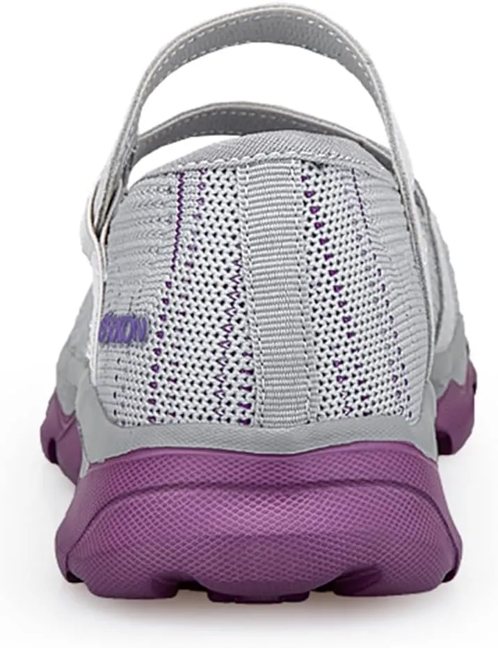 Women Casual Slip On Sneakers Breathable Walking Shoes Lightweight Canvas Comfortable Flats Non Slip Loafers