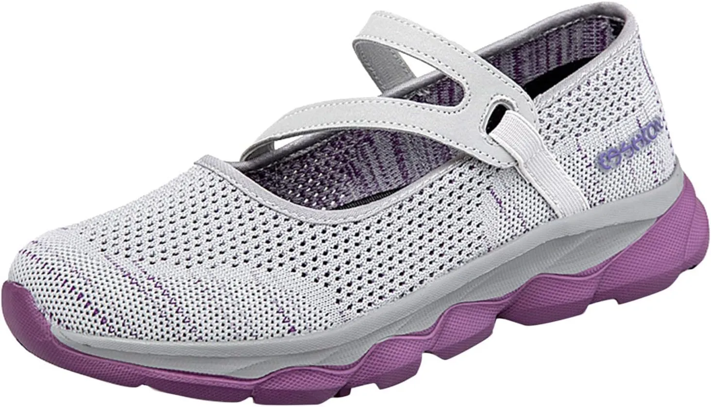 Women Casual Slip On Sneakers Breathable Walking Shoes Lightweight Canvas Comfortable Flats Non Slip Loafers