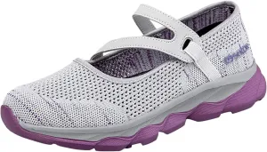 Women Casual Slip On Sneakers Breathable Walking Shoes Lightweight Canvas Comfortable Flats Non Slip Loafers