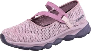 Women Casual Slip On Sneakers Breathable Walking Shoes Lightweight Canvas Comfortable Flats Non Slip Loafers