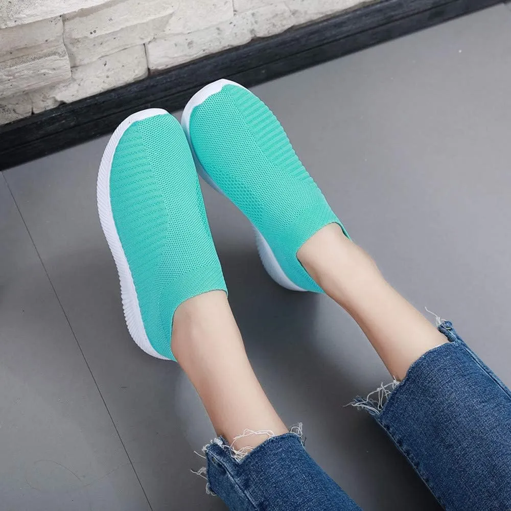 Women Running Shoes Women's Comfortable Fashion Sneakers Slip on Shoes for Women Non Slip Gym Workout Shoes