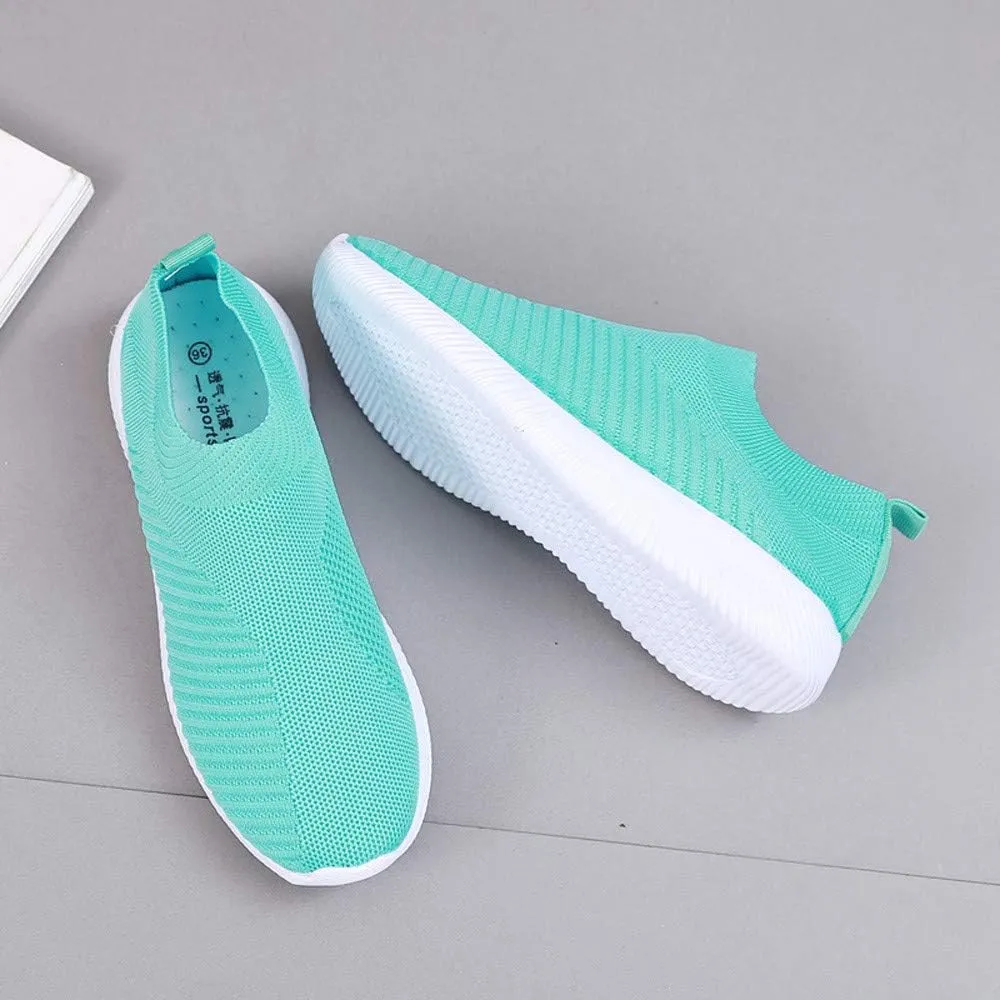 Women Running Shoes Women's Comfortable Fashion Sneakers Slip on Shoes for Women Non Slip Gym Workout Shoes