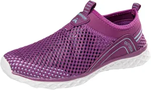 Women Slip On Casual Sneakers Comfortable Walking Shoes Lightweight Canvas Flats Non Slip Breathable Loafers