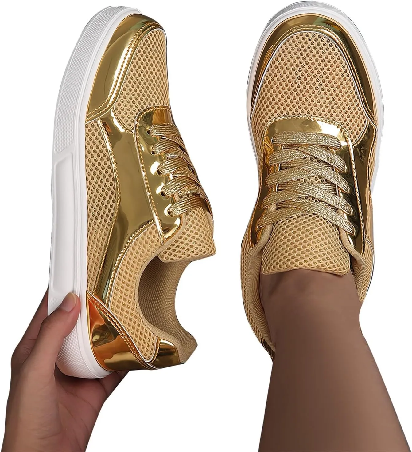 Women Slip On Walking Sneakers Casual Comfortable Shoes Lightweight Canvas Flats Non Slip Breathable Loafers
