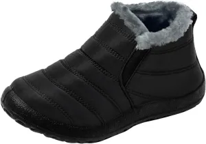 Women Winter Boots Wide Width Adults Short Snow Boots Womens Snow Boots Winter Fur Lined Ankle Boot Easy On Snow Boot Women Mens Casual Shoes Snow Booties Men