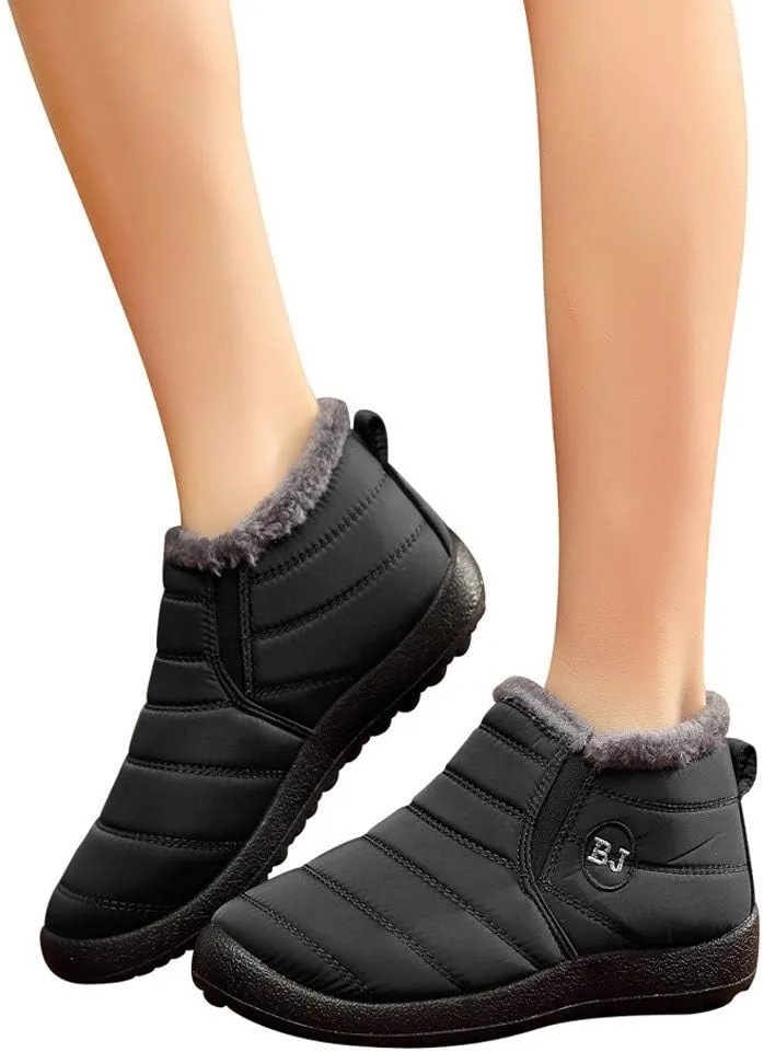 Womens Boots Winter Cute Adults Boots Winter Slip On Snow Boots for Women Winter Boot with Comfort Womens Winter Slip On Boot Hiking Boots Women Winter Booties for Men