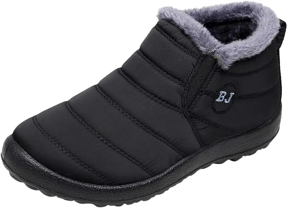 Womens Boots Winter Cute Adults Boots Winter Slip On Snow Boots for Women Winter Boot with Comfort Womens Winter Slip On Boot Hiking Boots Women Winter Booties for Men