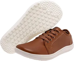 Women's Breathable Casual Shoes Fashion Solid Color Breathable Lace up Leather Summer Comfortable Outdoor Walking Running Sneakers for Women