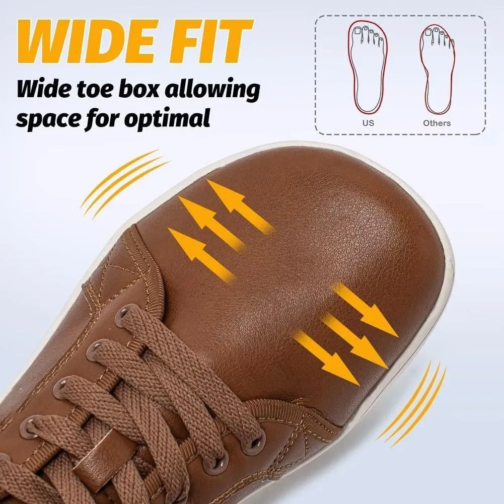Women's Breathable Casual Shoes Fashion Solid Color Breathable Lace up Leather Summer Comfortable Outdoor Walking Running Sneakers for Women
