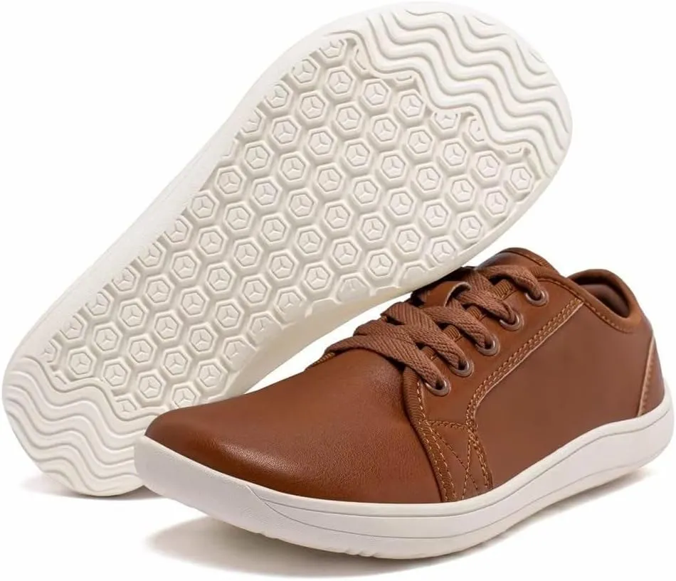 Women's Breathable Casual Shoes Fashion Solid Color Breathable Lace up Leather Summer Comfortable Outdoor Walking Running Sneakers for Women