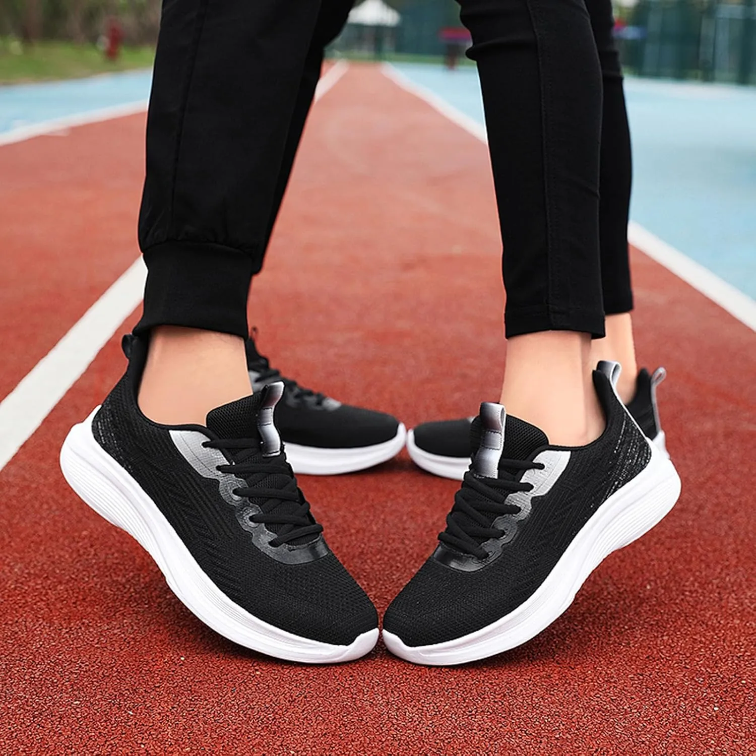 Women's Casual Breathable Mesh Sneakers Comfort Lightweight Breathable Sock Shoes Outdoor Casual Fitness Shoe