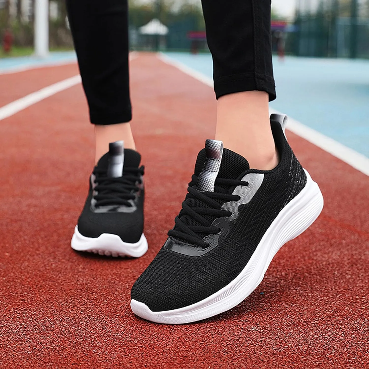 Women's Casual Breathable Mesh Sneakers Comfort Lightweight Breathable Sock Shoes Outdoor Casual Fitness Shoe