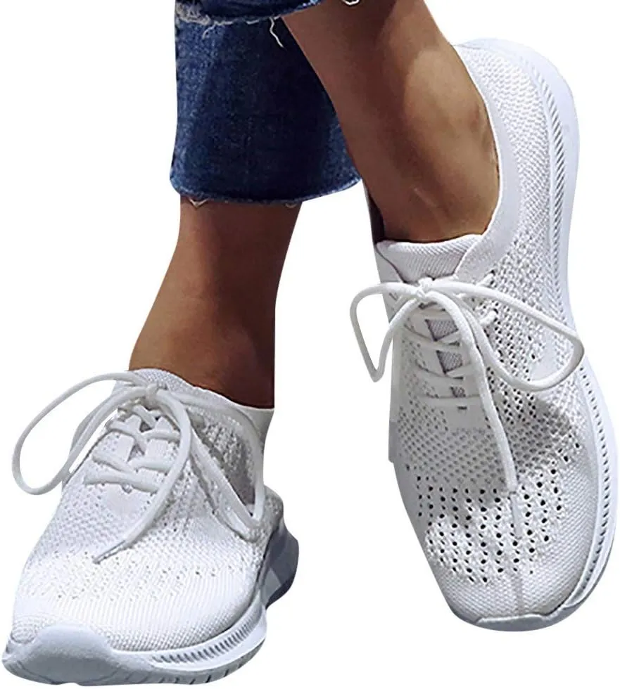 Womens Casual Sneakers Black and White Sneakers for Women 2023 7.5 Wide Brown Slip On Sneakers for Women Walking Shoes Womens Black Wide Toe Sneakers Zapatos OrtopéDicos para Mujer De Trabajo