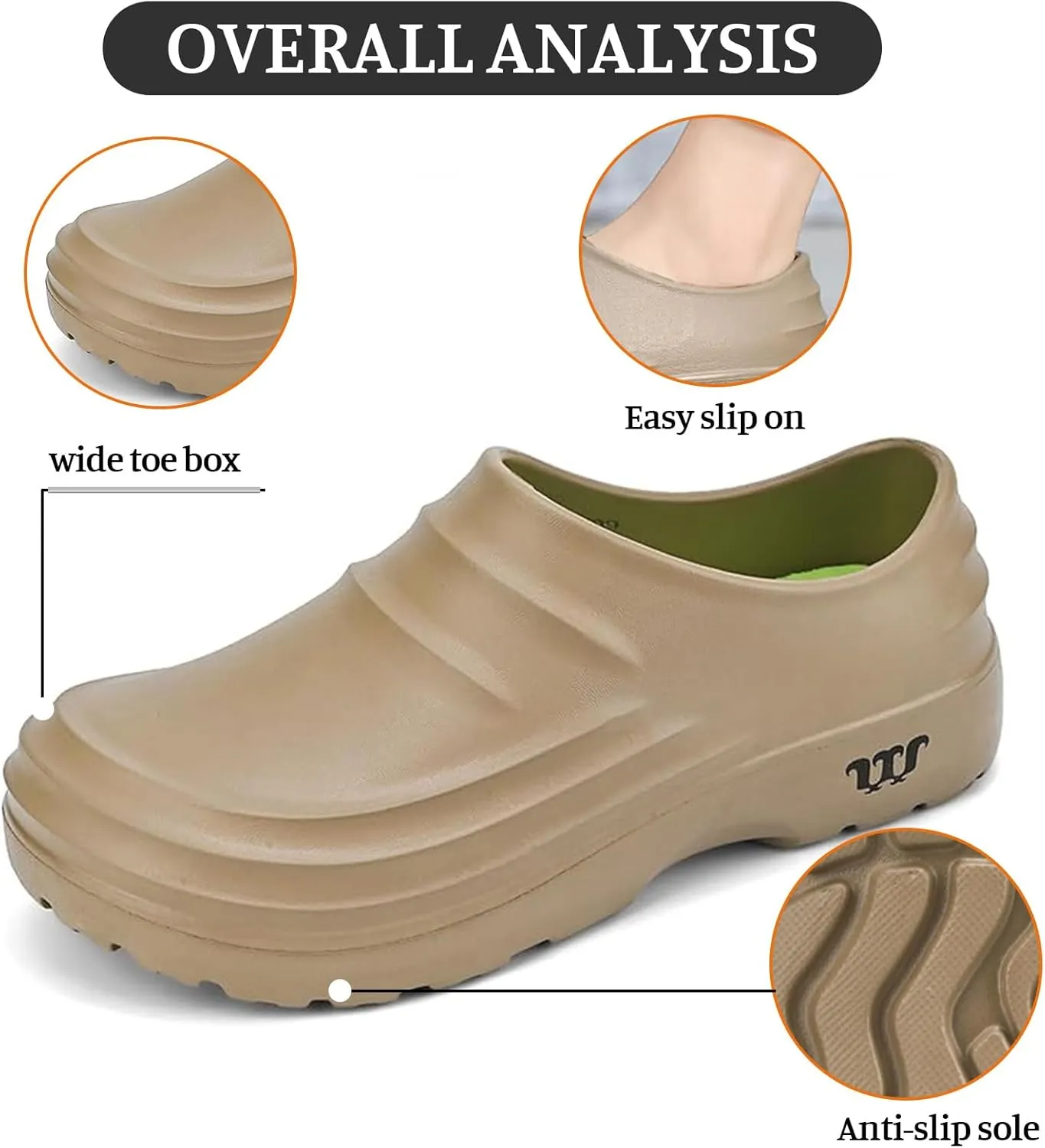 Womens Mens Garden Clogs Shoes,Armadillo Clogs,Non Slip Armadillo Chef Shoes,Nursing Kitchen Food Service Ideal Work Shoe,Outdoor Beach Slippers Orthopedic Arch Support Sandals