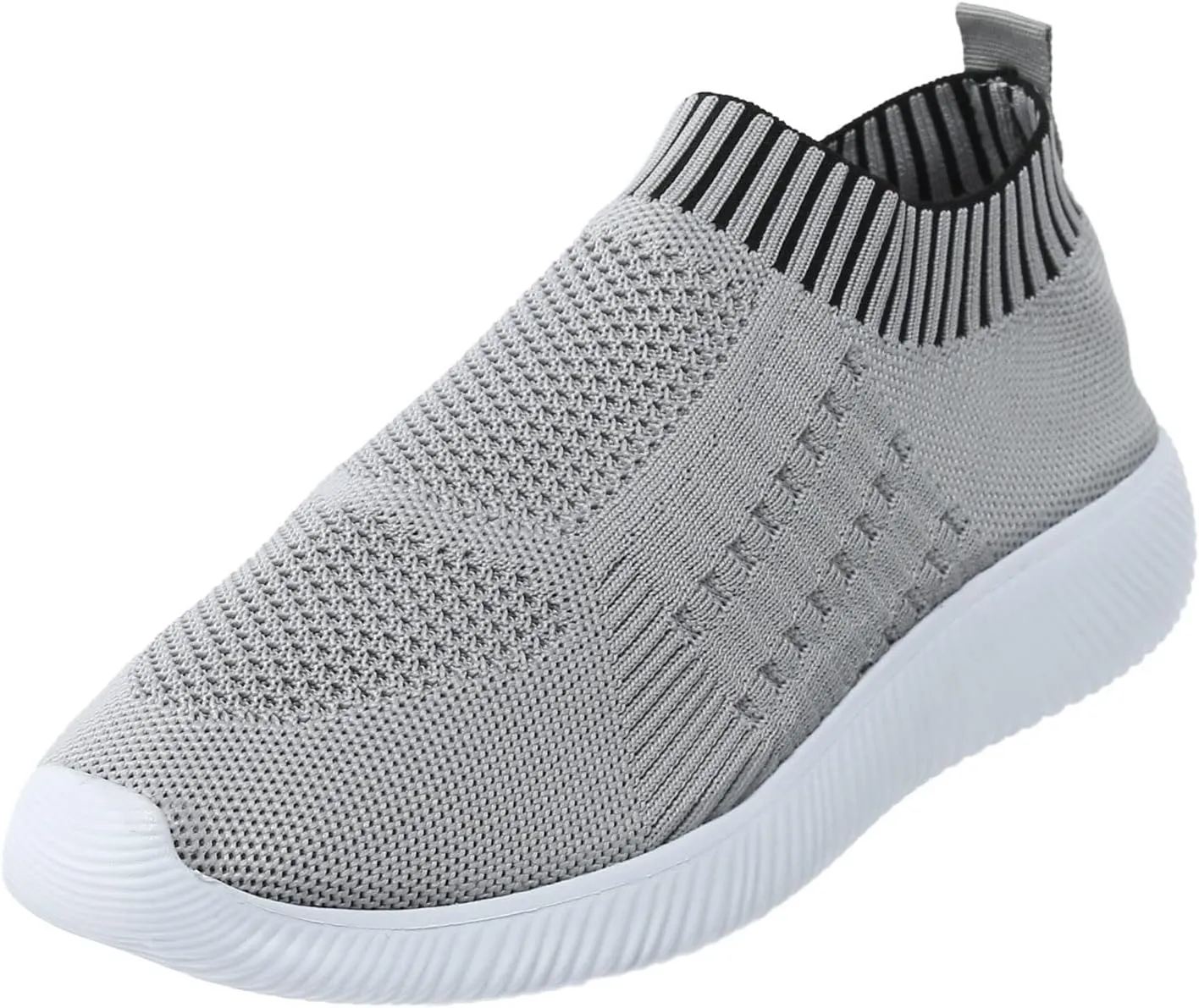Women's Minimalist Shoes Knit Coral Sneakers Elastic Fly Woven Mesh Shoes Breathable Lightweight Workout Shoes