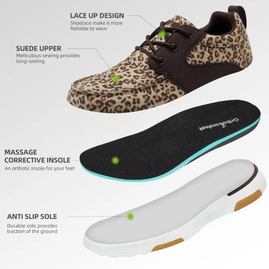 Women's Orthopedic Walking Shoes with Arch Support: Comfortable Adjustable Fashion Sneakers for Plantar Fasciitis, Casual Cushioned Orthotic Athletic Shoes for Foot and Ankle Pain