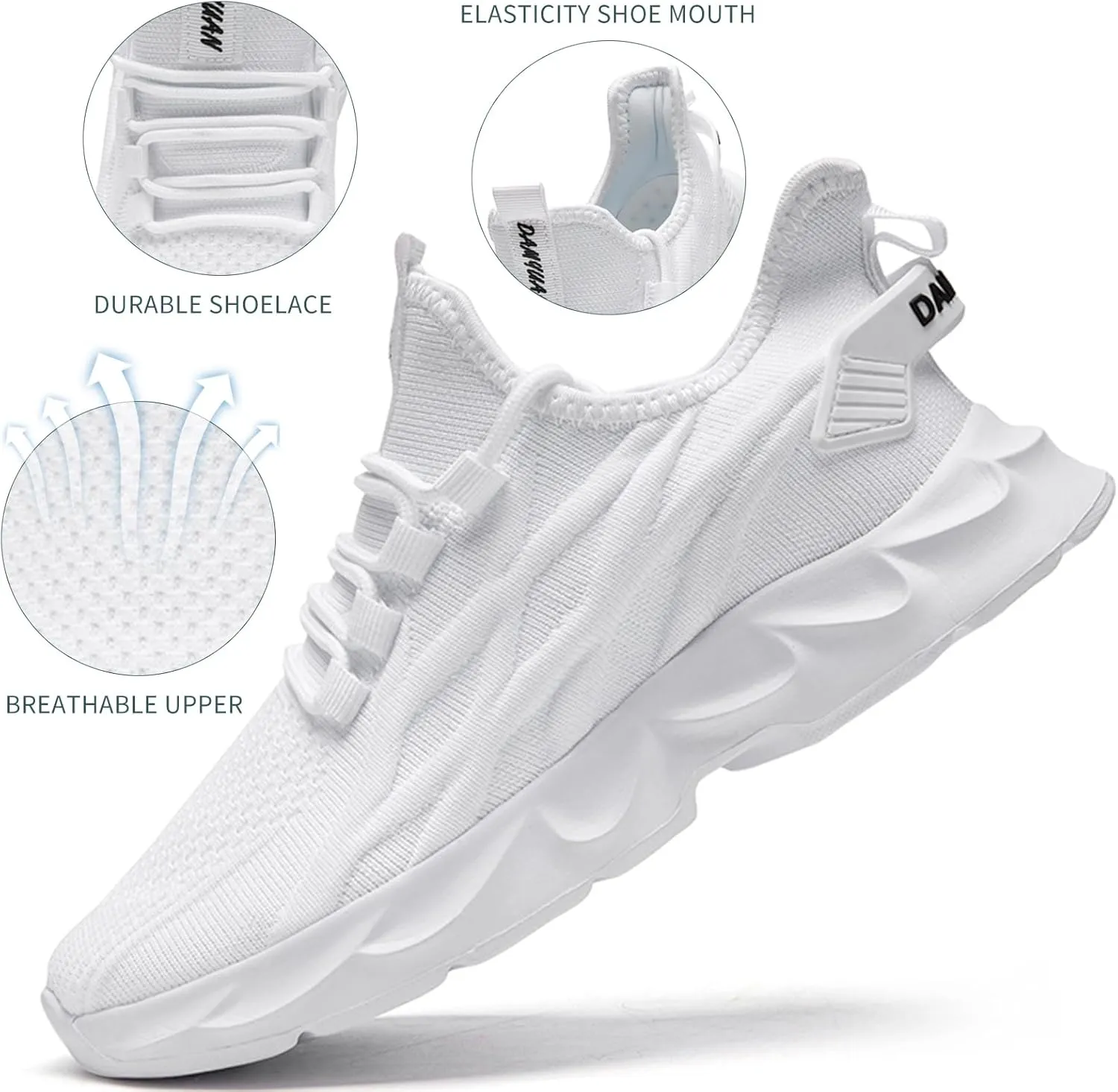 Womens Running Shoes Lightweight Tennis Shoes Gym Workout Fashion Sneakers Non Slip Breathable Athletic Walking Sneakers