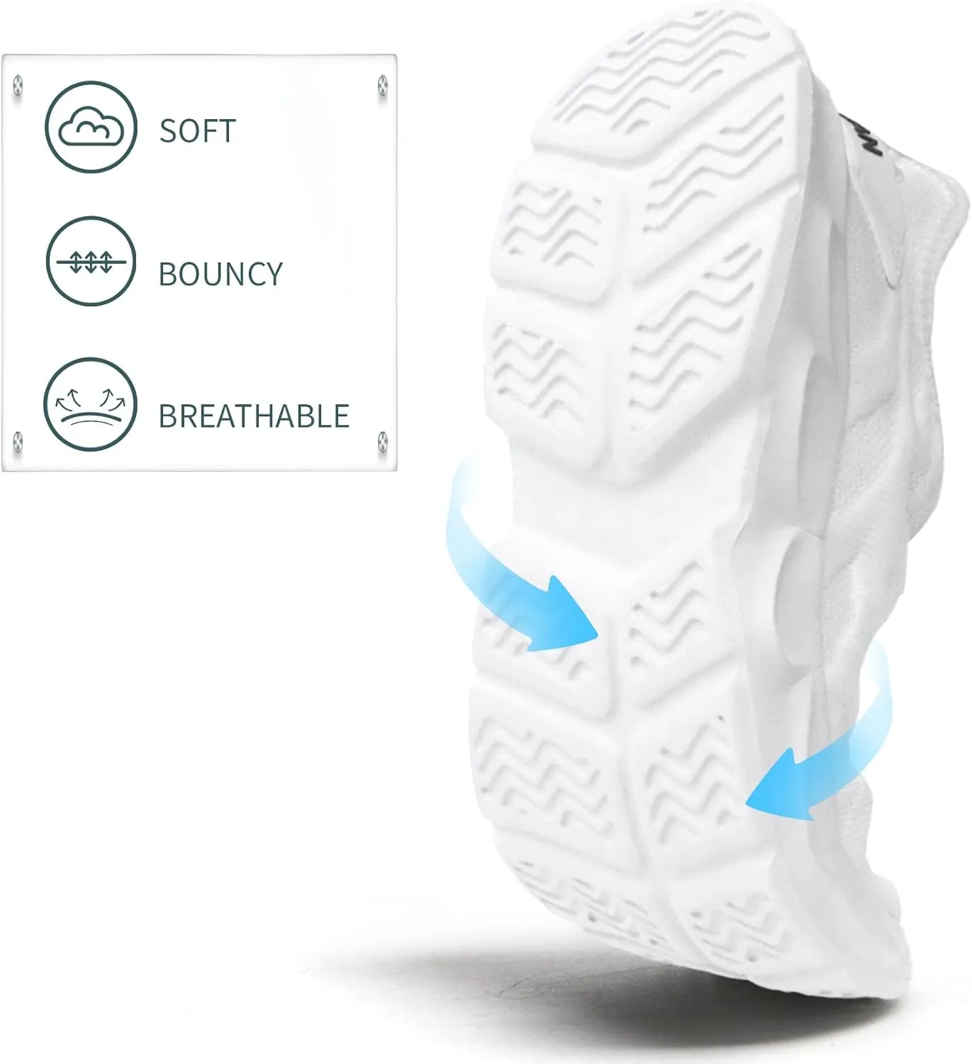 Womens Running Shoes Lightweight Tennis Shoes Gym Workout Fashion Sneakers Non Slip Breathable Athletic Walking Sneakers