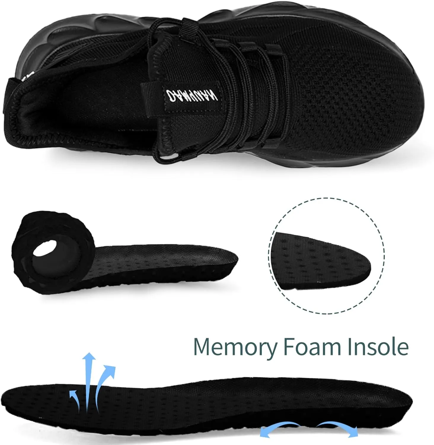 Womens Running Shoes Lightweight Tennis Shoes Gym Workout Fashion Sneakers Non Slip Breathable Athletic Walking Sneakers