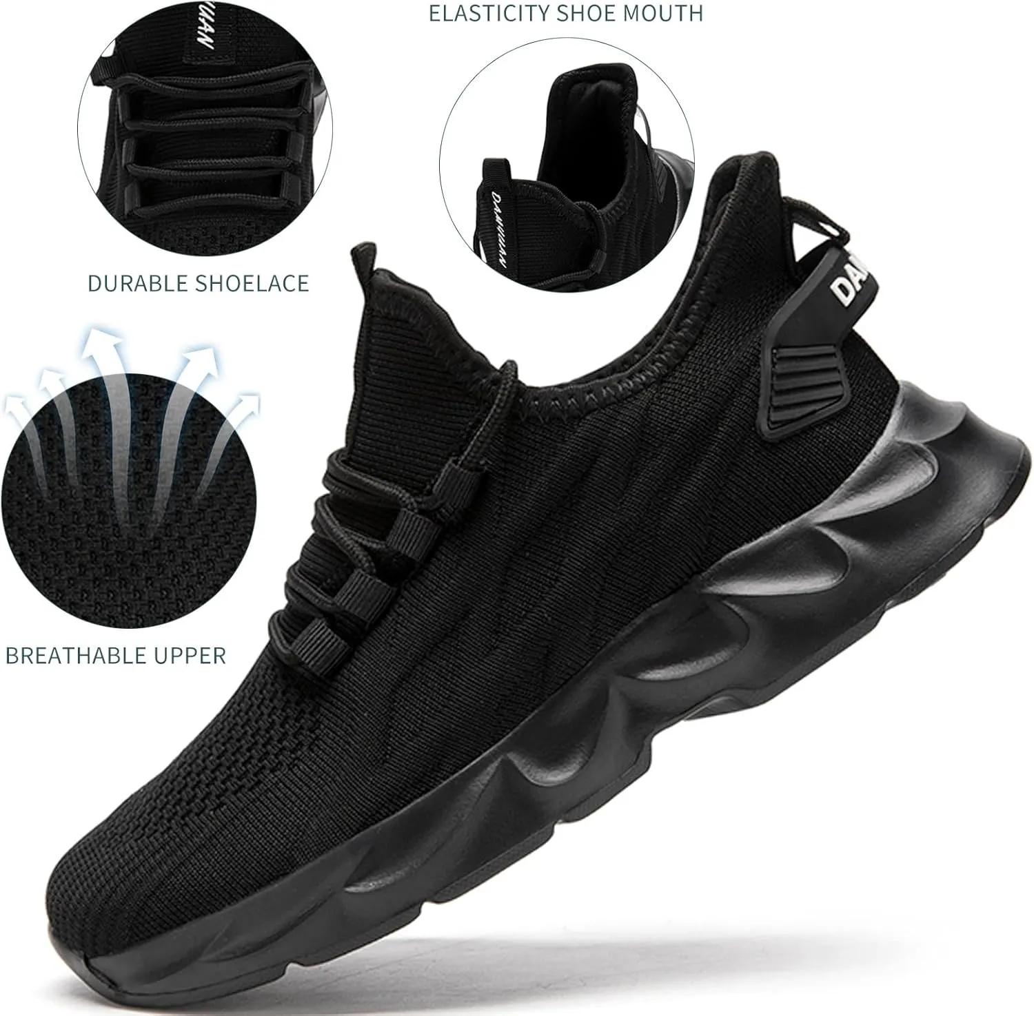 Womens Running Shoes Lightweight Tennis Shoes Gym Workout Fashion Sneakers Non Slip Breathable Athletic Walking Sneakers