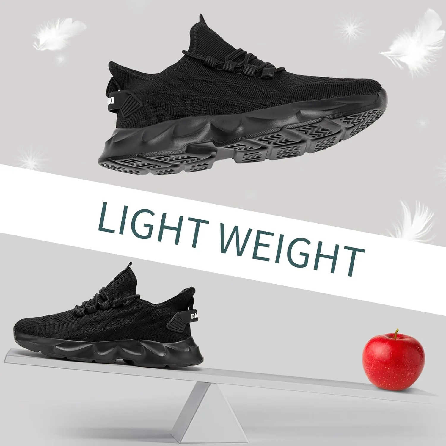 Womens Running Shoes Lightweight Tennis Shoes Gym Workout Fashion Sneakers Non Slip Breathable Athletic Walking Sneakers